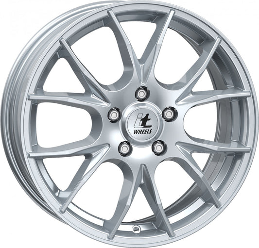 itWheels Kira gloss silver 7x17 ET50 - LK5/114.3 ML67.1