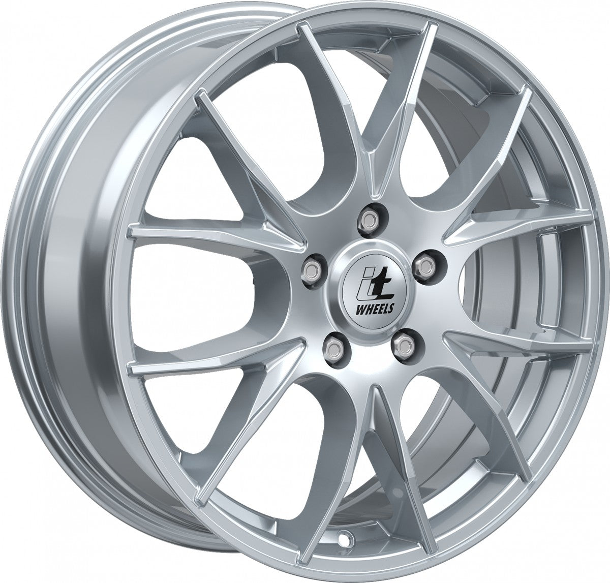itWheels Kira gloss silver Alufelge 7.5x17 Zoll ET48 LK 5x114.3 ML74.1 – Bild 3