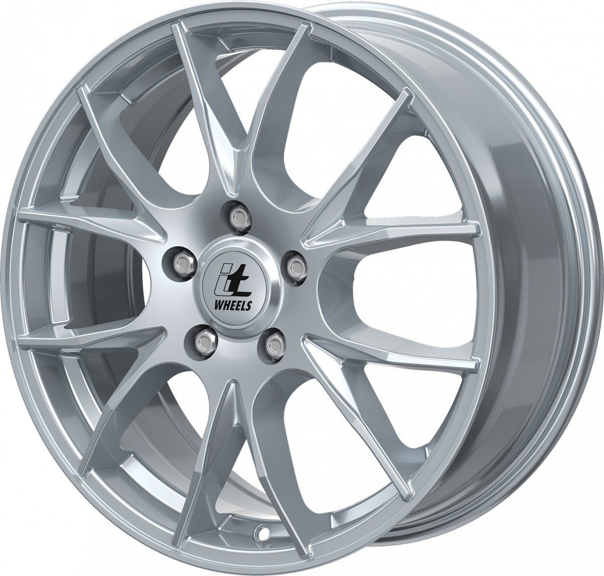 itWheels Kira gloss silver Alufelge 7.5x18 Zoll ET45 LK 5x114.3 ML74.1 – Bild 8