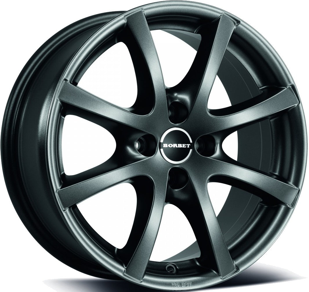 Borbet LV4 mistral anthracite matt 7x16 ET38 - LK4/100 ML64