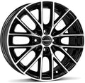 Borbet BS4 black polished Alufelge 7x16 Zoll ET45 LK 4x100 ML64.1