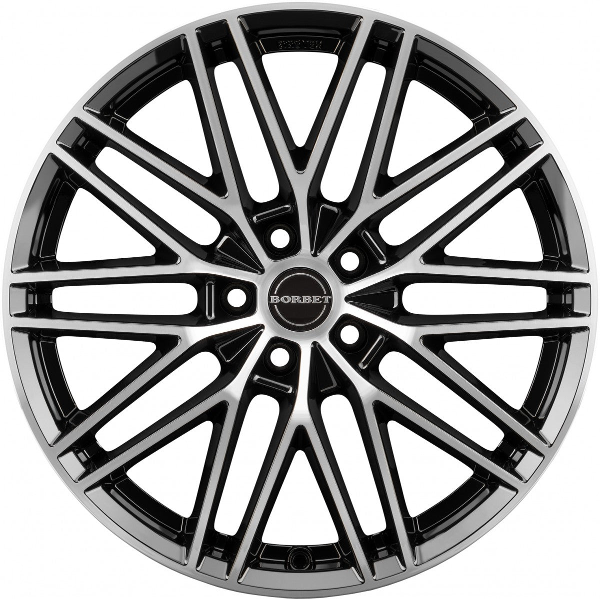 Borbet BS5 black polished 7x16 ET38 - LK5/112 ML72.5