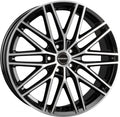 Borbet BS5 black polished 7.5x17 ET40 - LK5/108 ML72.5