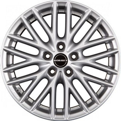 Borbet BS5 brilliant silver Alufelge 8x18 Zoll ET42 LK 5x108 ML72.5 – Bild 2
