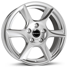 Borbet TL brilliant silver 6-Speiche Alufelge 7.5x16 Zoll ET37 LK 5x112 ML66.5