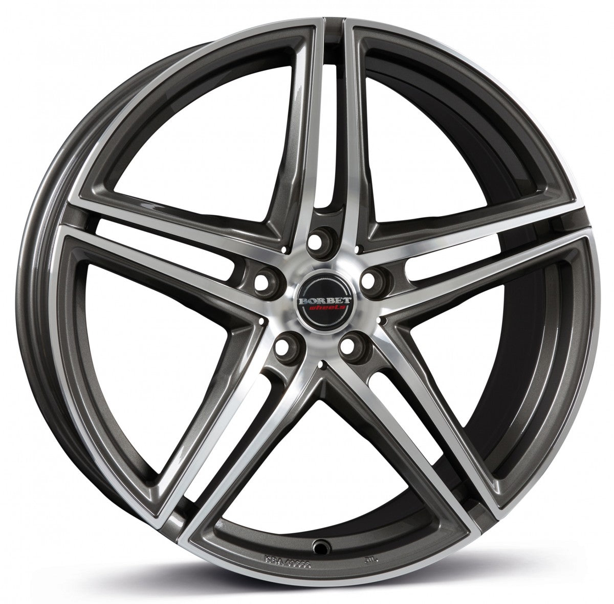 Borbet XRT graphite polished 8x18 ET45 - LK5/114.3 ML72.5