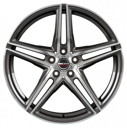 Borbet XRT graphite polished 8x18 ET45 - LK5/114.3 ML72.5