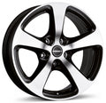 Borbet CC black polished matt Alufelge 8x17 Zoll ET45 LK 5x115 ML70.1