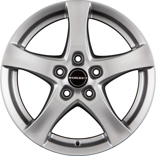 Borbet F brilliant silver 6.5x16 ET38 - LK4/100 ML64
