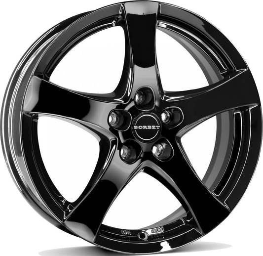 Borbet F black glossy 6.5x16 ET45 - LK4/100 ML64