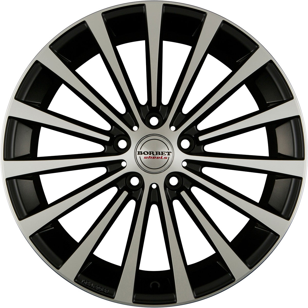 Borbet BLX black polished matt 8.5x19 ET45 - LK5/108 ML72.5
