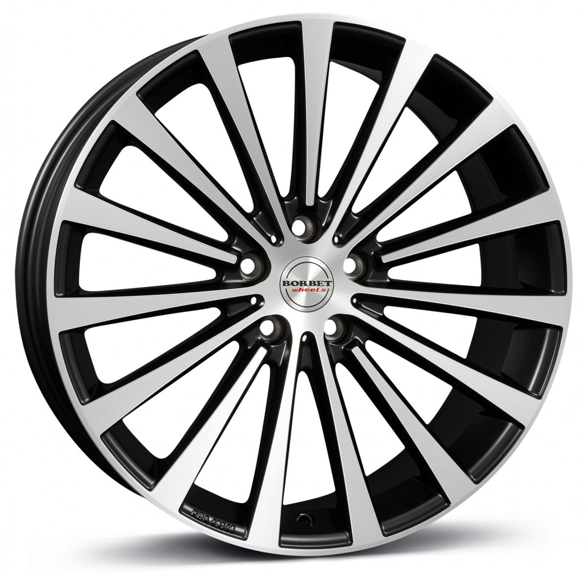 Borbet BLX black polished matt 9.5x19 ET40 - LK5/112 ML72.5