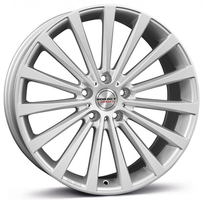 Borbet BLX brilliant silver Alufelge 8.5x20 Zoll ET45 LK 5x108 ML72.5
