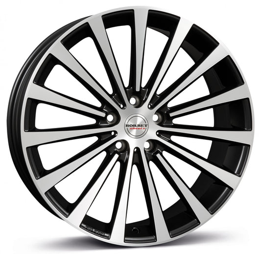 Borbet BLX black polished matt 8.5x20 ET35 - LK5/120 ML72.5