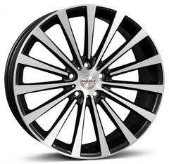 Borbet BLX black polished matt Alufelge 10x20 Zoll ET35 LK 5x120 ML72.5