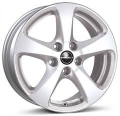 Borbet CC crystal silver Alufelge 8.5x18 Zoll ET50 LK 5x114.3 ML72.5