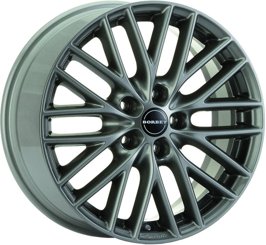 Borbet BS5 metal grey 7.5x17 ET35 - LK5/112 ML72.5