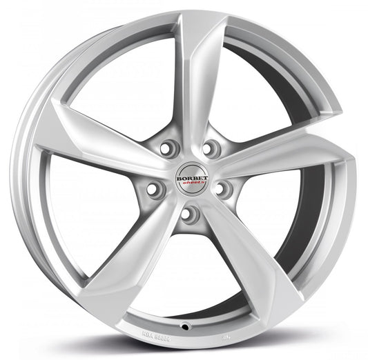 Borbet S brilliant silver 8.5x19 ET38 - LK5/120 ML72.5
