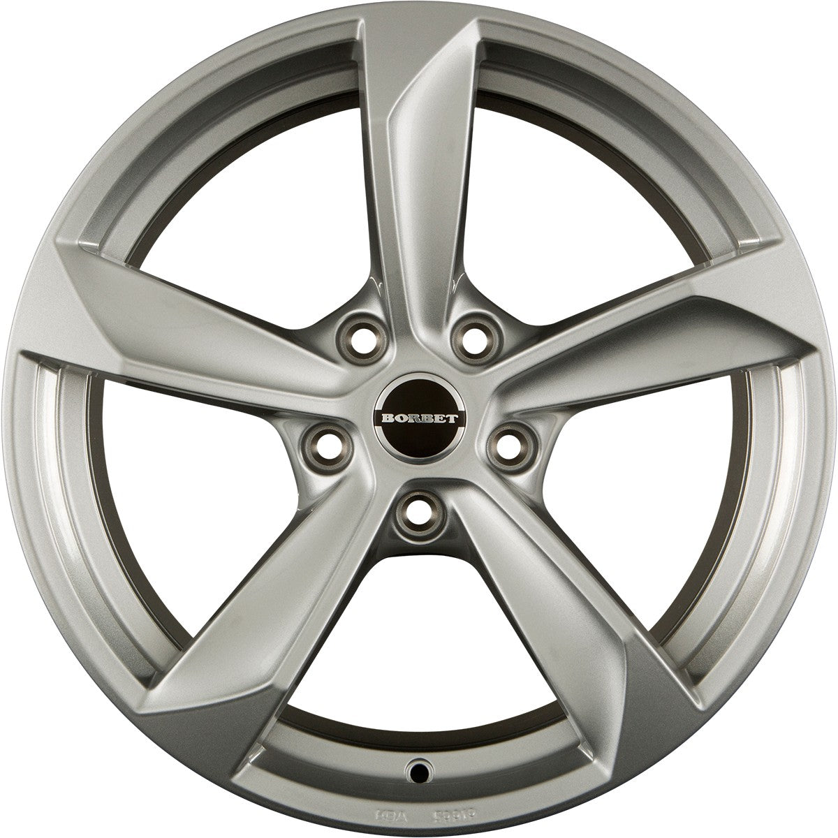 Borbet S brilliant silver 10x22 ET40 - LK5/120 ML72.5