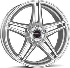 Borbet XRT brilliant silver Alufelge 8.5x19 Zoll ET21 LK 5x112 ML66.5