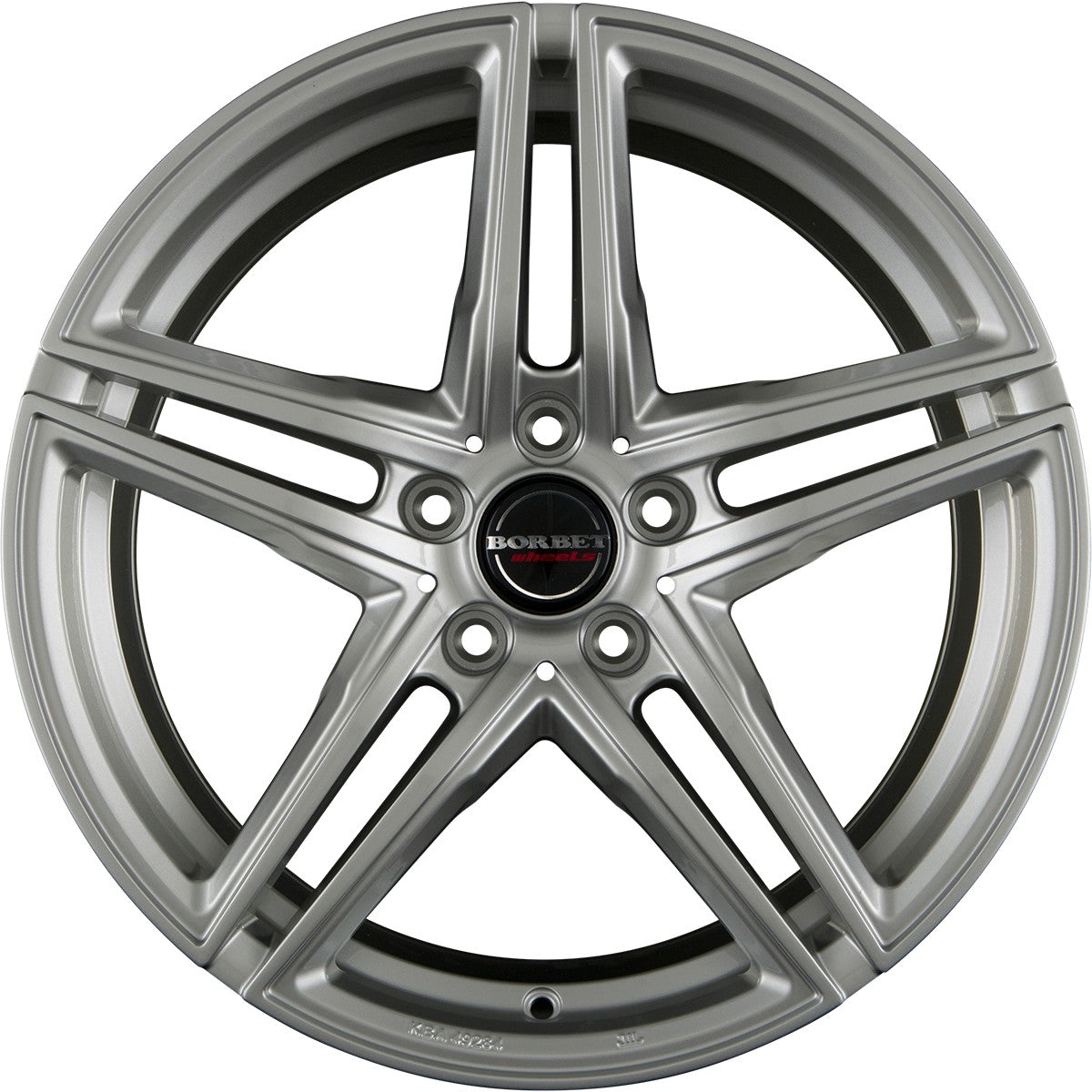 Borbet XRT brilliant silver 8.5x19 ET21 - LK5/112 ML66.5