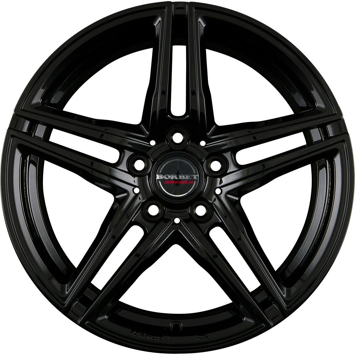 Borbet XRT black glossy 8.5x19 ET21 - LK5/112 ML66.5