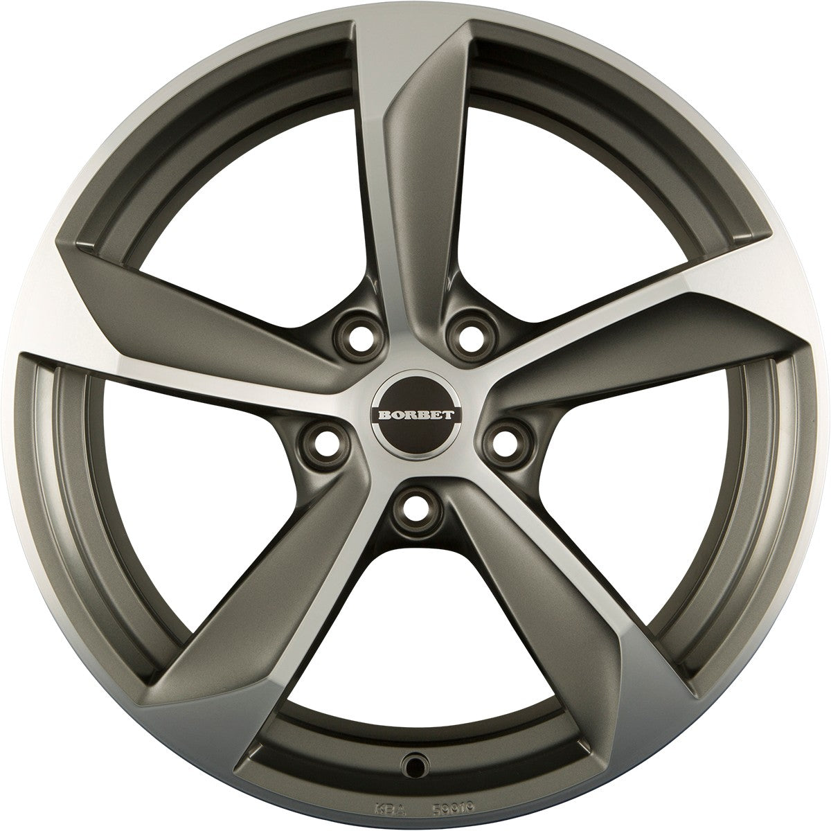 Borbet S graphite polished matt 9x20 ET35 - LK5/112 ML66.5