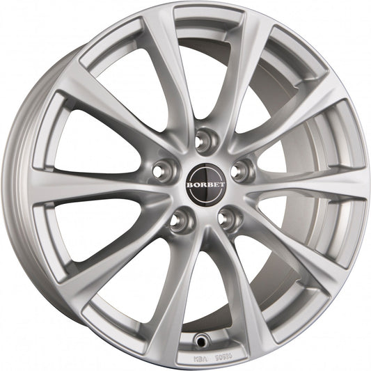 Borbet RE brilliant silver 7x16 ET48 - LK5/112 ML66.6