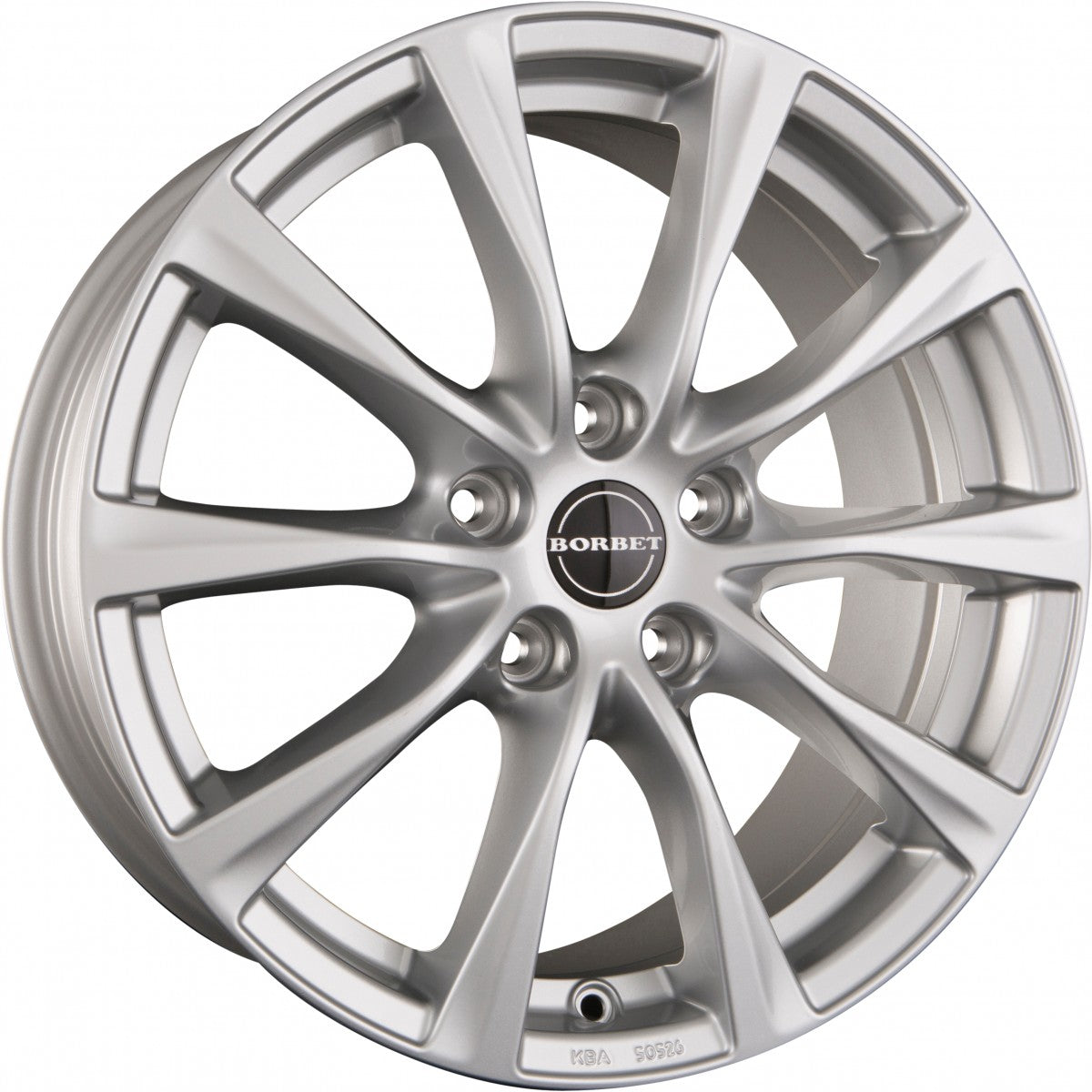Borbet RE brilliant silver 8x18 ET48 - LK5/112 ML66.6