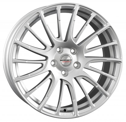 Borbet LS2 brilliant silver 8x17 ET40 - LK5/108 ML72.5
