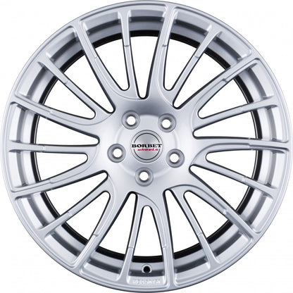Borbet LS2 brilliant silver 8x17 ET40 - LK5/108 ML72.5