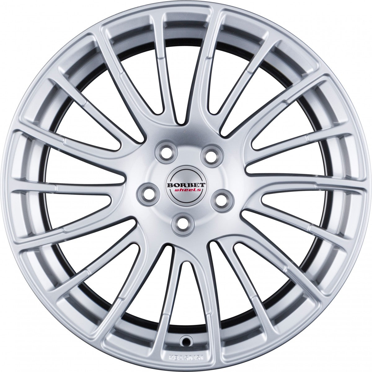 Borbet LS2 brilliant silver 8x18 ET50 - LK5/114.3 ML72.5