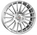 Borbet LS2 brilliant silver 8x17 ET45 - LK5/114.3 ML72.5