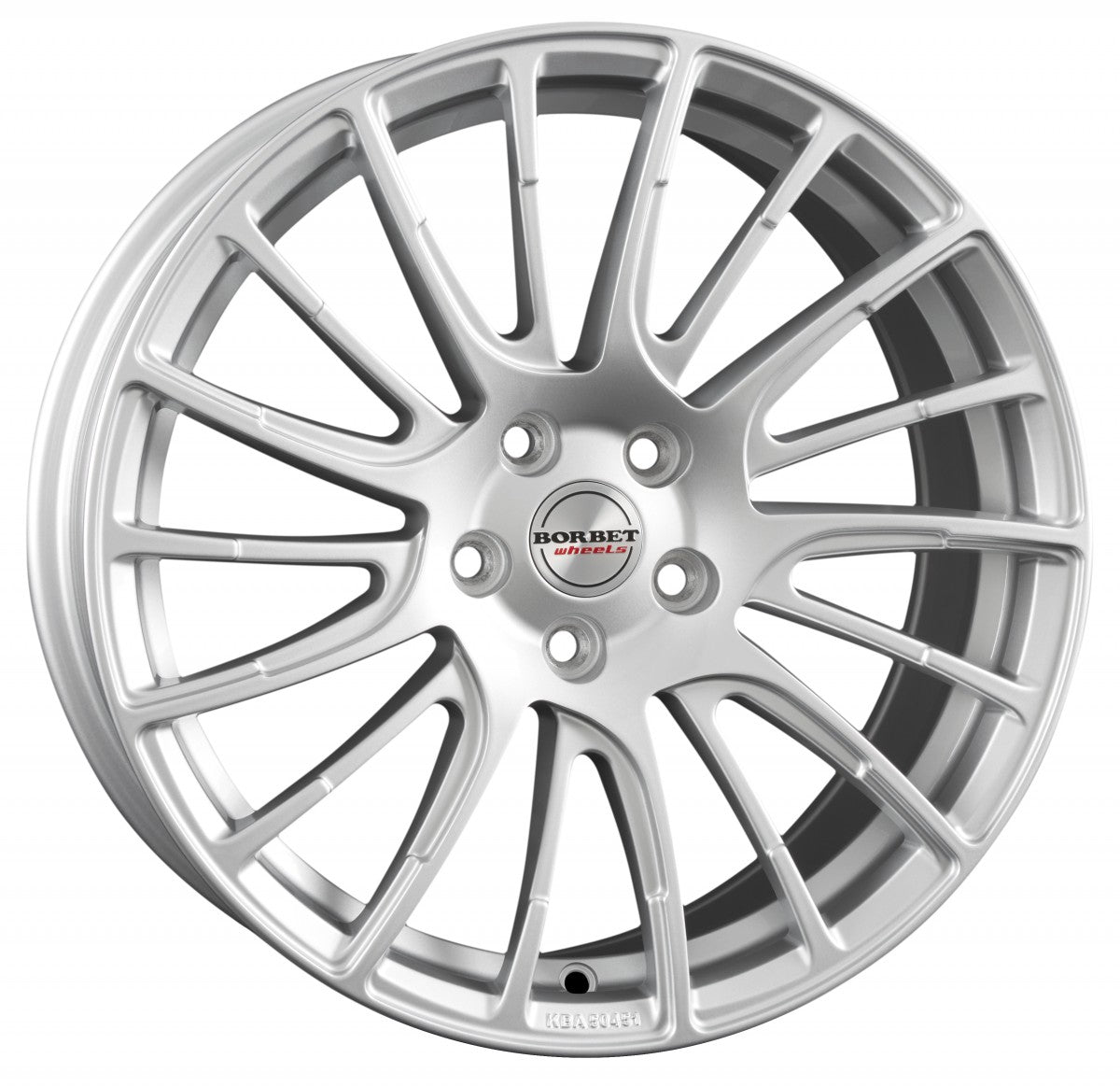 Borbet LS2 brilliant silver 8x17 ET45 - LK5/114.3 ML72.5