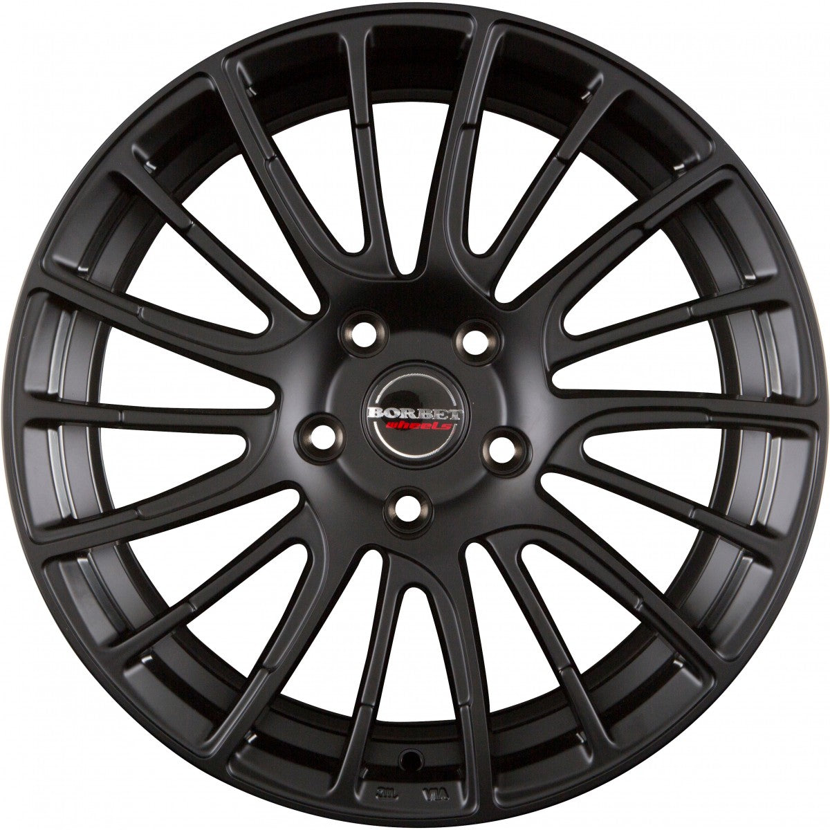 Borbet LS2 black matt 8x17 ET35 - LK5/114.3 ML72.5