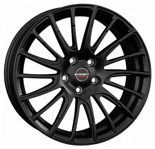 Borbet LS2 black matt Alufelge 8x18 Zoll ET50 LK 5x108 ML72.5
