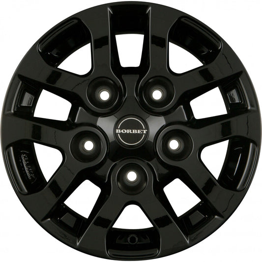 Borbet LD black glossy 8x16 ET5 - LK5/165.1 ML113