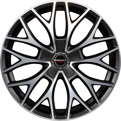 Borbet DY dark grey polished matt 8.5x20 ET40 - LK5/108 ML72.5