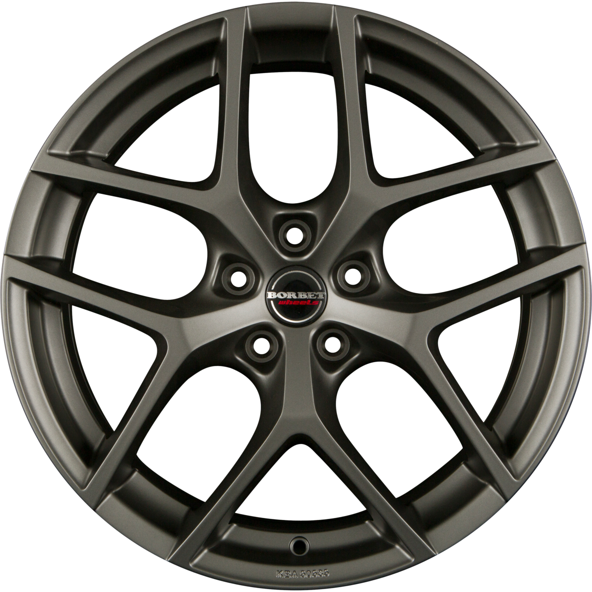Borbet Y titan matt 19-Zoll Alufelge 8x19 Zoll ET45 LK 5x108 ML72.5 – Bild 4