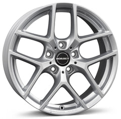 Borbet Y crystal silver BMW Alufelge 7x16 Zoll ET40 LK 5x120 ML72.5