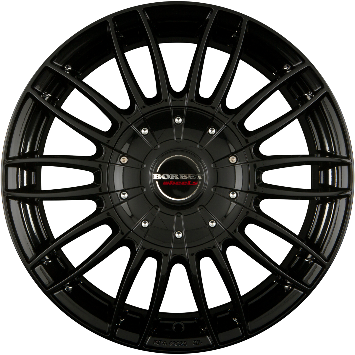 Borbet CW3 black glossy Alufelge 7.5x17 Zoll ET50 LK 6x139.7 ML92.2 – Bild 6