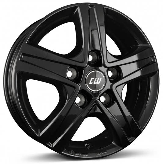 Borbet CWD black glossy 6.5x16 ET52 - LK5/112 ML66.5