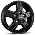 Borbet CWD black glossy Alufelge 6.5x16 Zoll ET52 LK 5x112 ML66.5