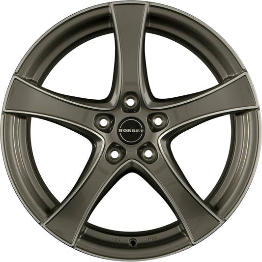 Borbet F2 graphite polished 5.5x14 ET39 - LK4/100 ML56.6