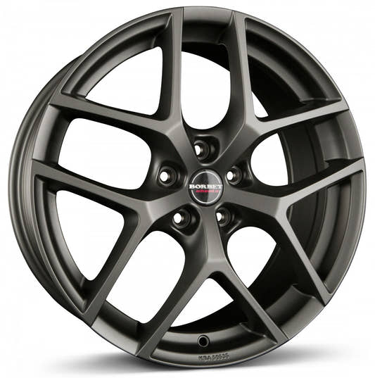 Borbet Y titan matt 19-Zoll Alufelge 9x19 Zoll ET45 LK 5x114.3 ML70.7