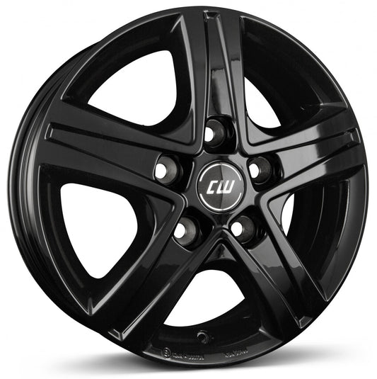 Borbet CWD black glossy 7x17 ET51 - LK5/112 ML66.5