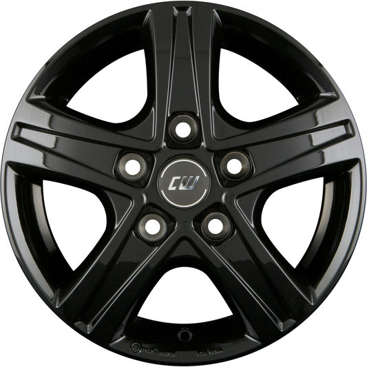Borbet CWD black glossy 7x17 ET51 - LK5/112 ML66.5
