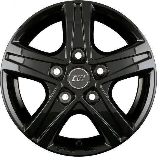 Borbet CWD black glossy 7x17 ET55 - LK5/120 ML65.1