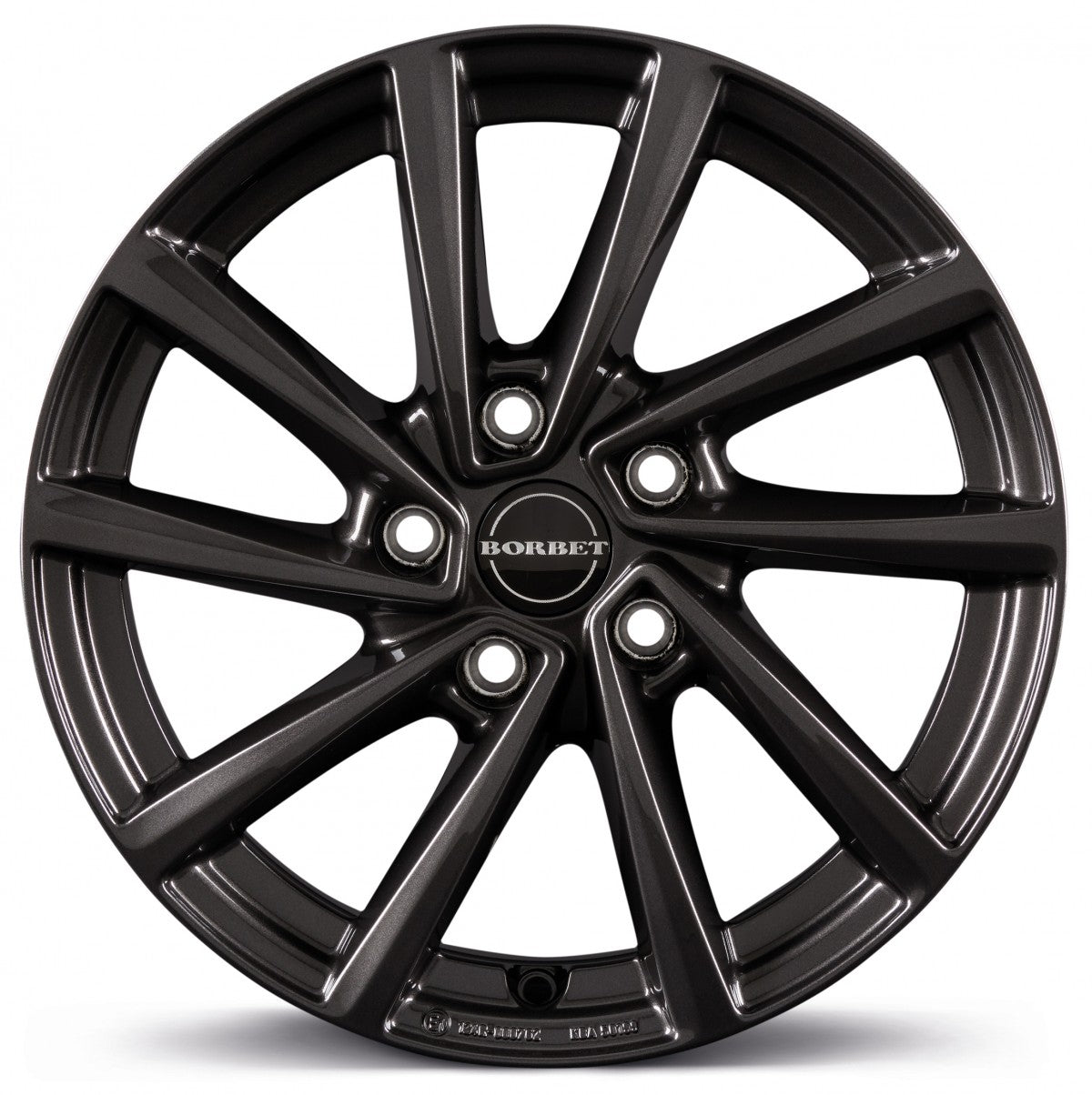 Borbet V mistral anthracite glossy 7x17 ET54 - LK5/112 ML66.6
