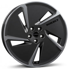 Borbet AE mistral anthracite polished glossy Alufelge 7.5x20 Zoll ET50 LK 5x114.3 ML72.5